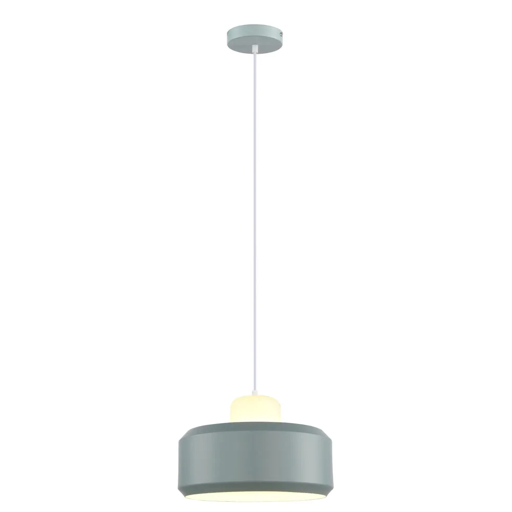 Pendente Bella Sut Vidro e Alumínio Cinza 1L E27 Ø350x250mm SUT1PD01CZ035