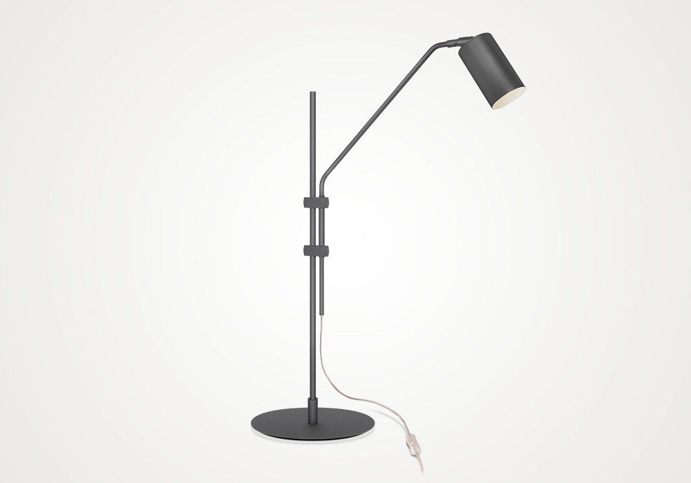 Luminária de Mesa TKS Turin 1L Dicroica MR16 260x690x560mm 3524