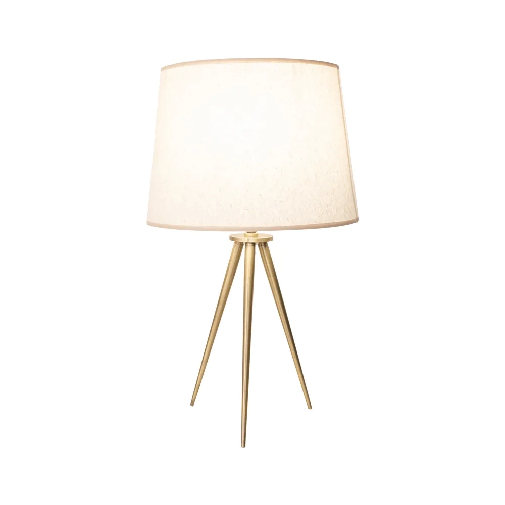Base para Abajur Bella Allegro Metal e Bronze 1L E27 Ø260x420mm GL013G (Sem Cúpula)