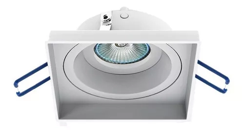 Embutido Interlight No Frame Recuado 1L Dicroica MR16 103x103x46mm IL 4718