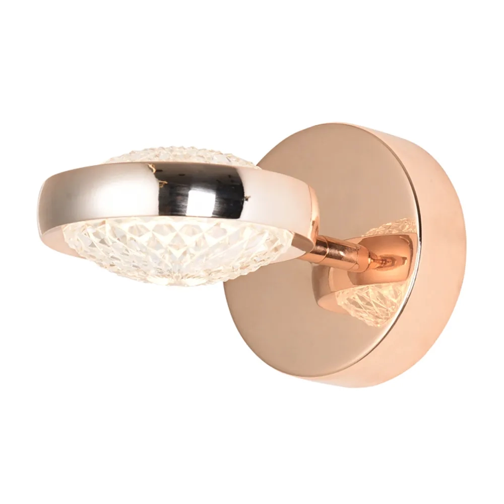 Arandela Bella Beep Dourado 8 watts 3000K 200x120x60mm KW009G