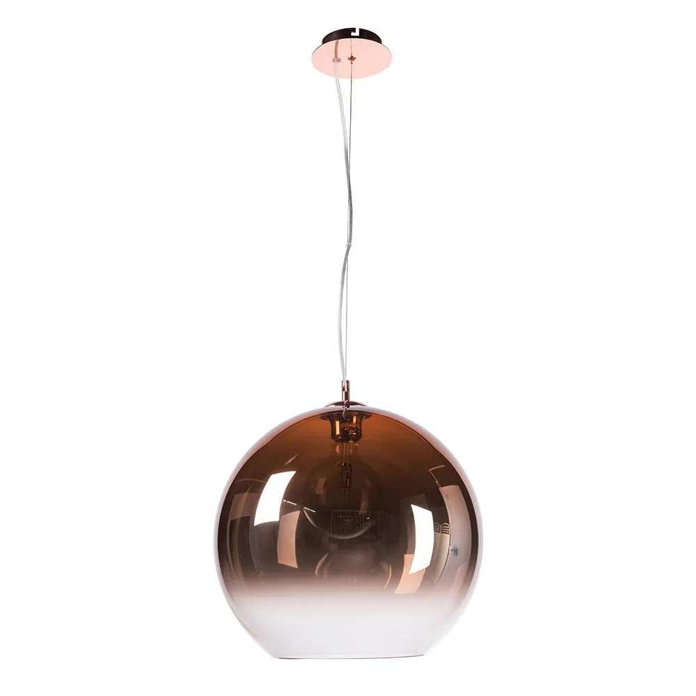 Pendente Bella Bocci Metal e Vidro Cobre 1L E27 Ø400x410mm OD038EL