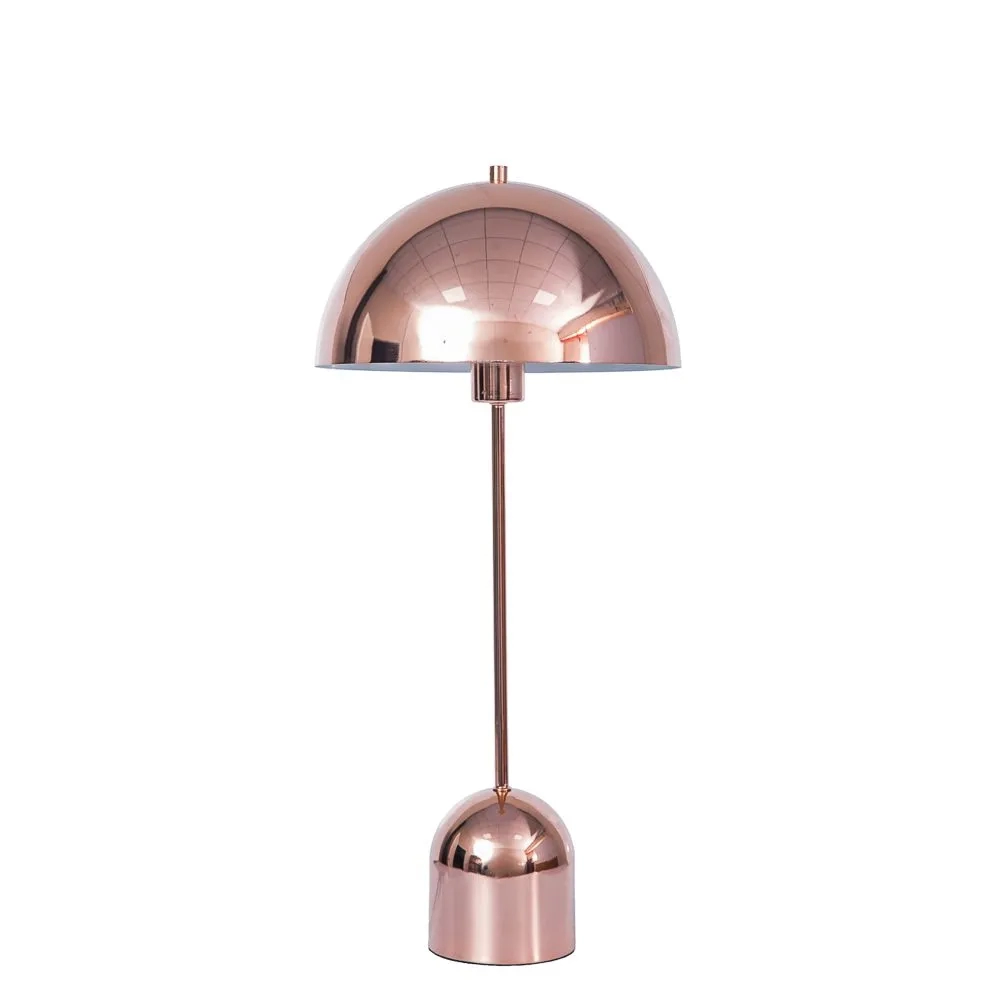 Abajur Bella Glo Metal Cobre 1L E27 Ø300x500mm GL014E