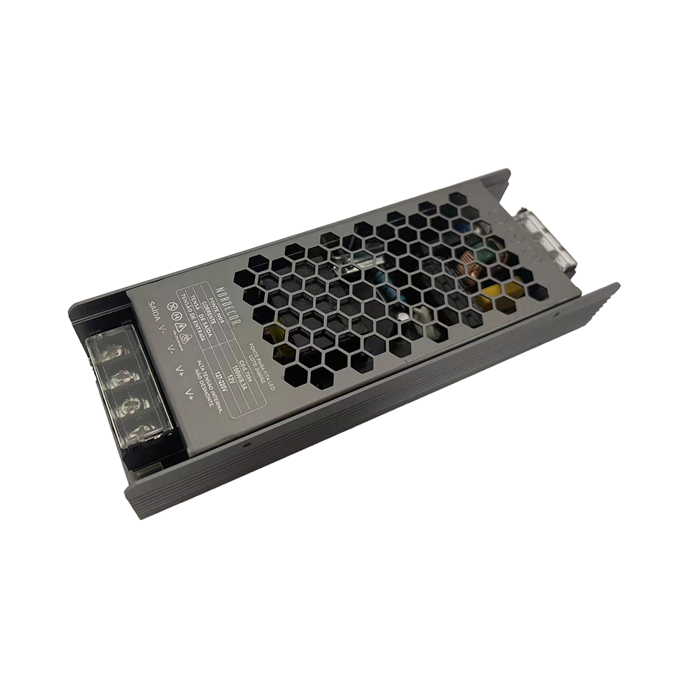 Fonte 12V Nordecor Nord 8,3A 100 watts Bivolt IP20 170x60x30mm 7287