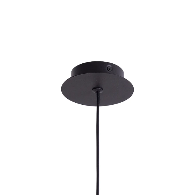 Pendente Bella Pituco Rose Gold e Preto 1L GU10 Ø90x260mm ML016B