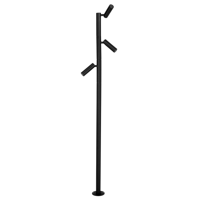 Poste Balizador Orbit Direct Light 8,1 watts 34° 2700K IRC90 IP66 Bivolt Haste de 1200mm DL PT5