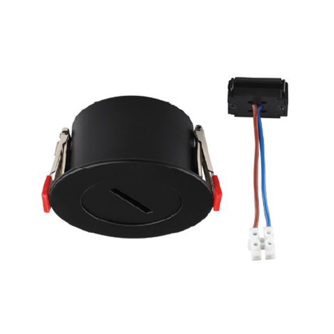 Canopla de Embutir Nordecor para Sity Preto 6657
