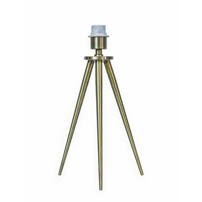 Base para Abajur Bella Allegro Metal e Bronze 1L E27 Ø260x420mm GL013G (Sem Cúpula)