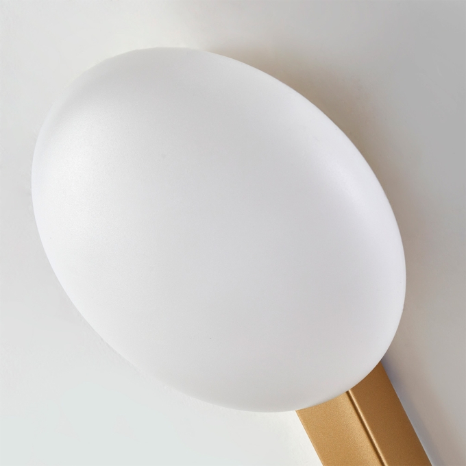 Arandela Nordecor Lolli 5 watts 3000K Ouro Champagne IP20 440x170x32mm Bivolt 2926