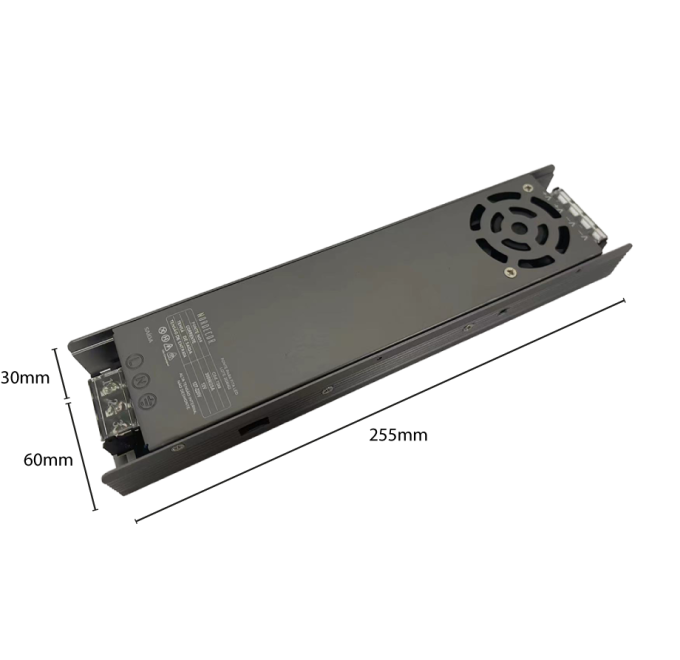 Fonte 12V Nordecor Nord 25A 300 watts Bivolt IP20 255x60x30mm 7292