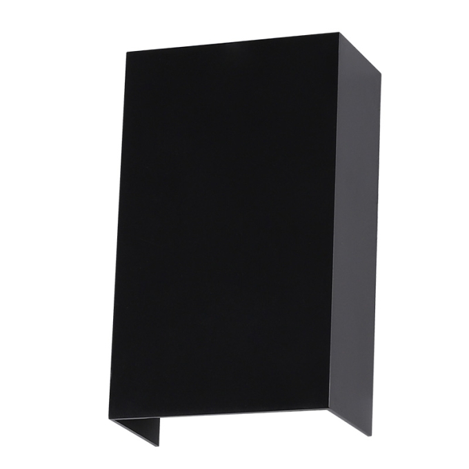 Arandela Nordecor Siki Facho Duplo 10 watts 3000K Preto IP65 Bivolt 50x150x92mm 6691