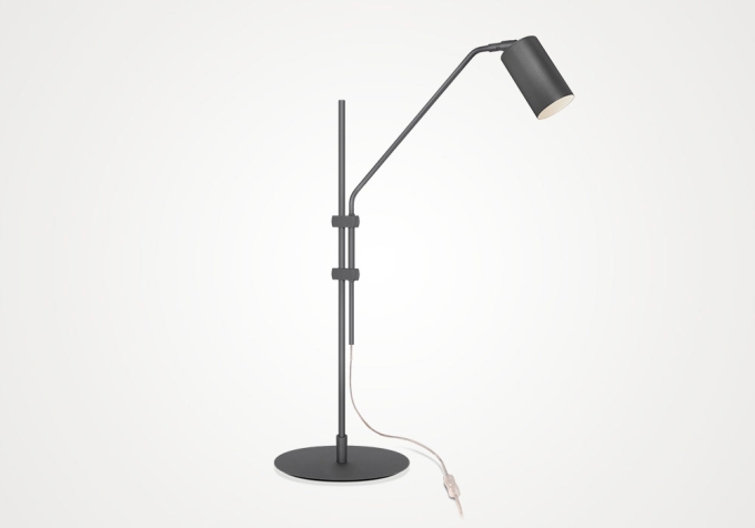 Luminária de Mesa TKS Turin 1L Dicroica MR16 260x690x560mm 3524