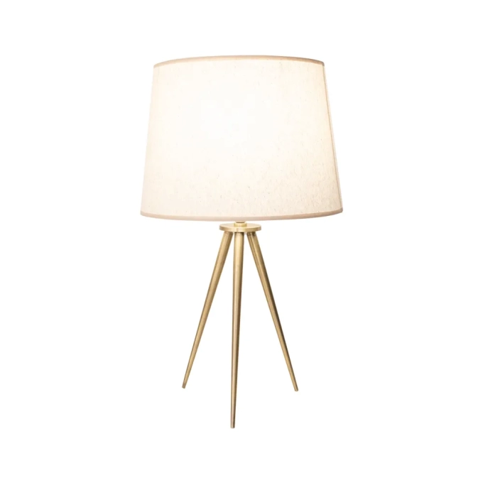 Base para Abajur Bella Allegro Metal e Bronze 1L E27 Ø260x420mm GL013G (Sem Cúpula)