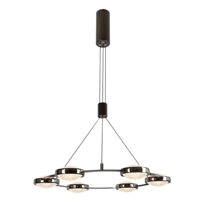 Pendente Bella Beep Preto 45 watts 3000K Ø660x60mm KW010CN