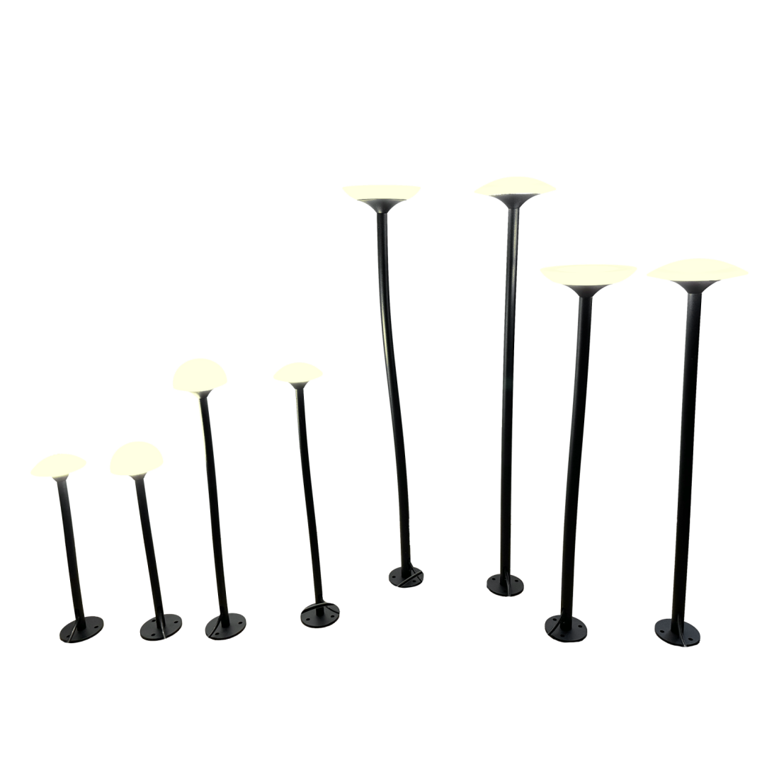 Luminária Nordecor para Jardim Pilze 4x2w e 4x3w 3000K  24V IP67 8 Unidades 6613