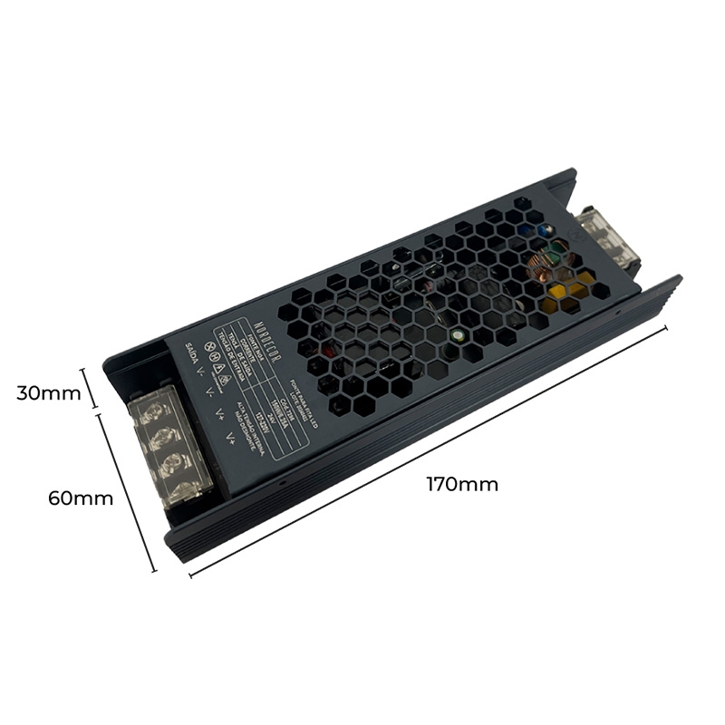 Fonte 24V Nordecor Nord 6,25A 150 watts Bivolt IP20 170x60x30mm 7296