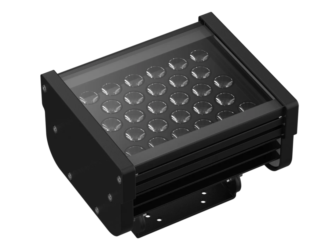 Projetor Powerlume Longo Alcance Facho 4° 30 watts IP67 Alumínio e Difusor Vidro Bivolt 180x212mm PLA30W