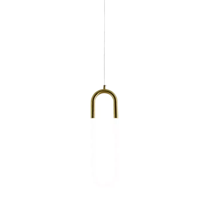 Pendente Sindora Metal e Acrílico Bronze 22 watts 3000K 140x500mm QD05152