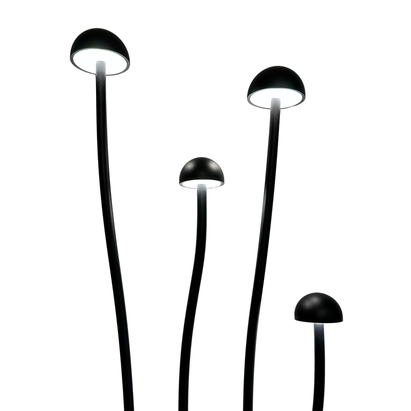 Luminária Nordecor para Jardim Gobe 2x2w e 2x3w 3000K 24V IP67 4 Unidades 6614