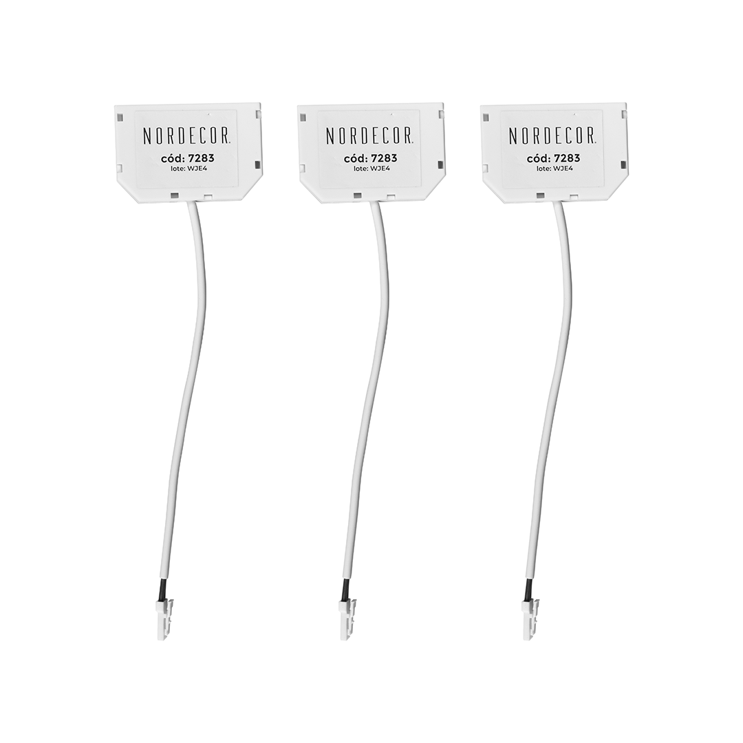 Conector de Derivação para Sensor Nordecor 12/24V 6 Entradas (3 Unidades) 7283