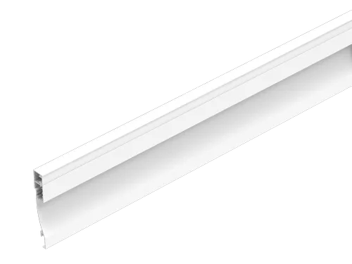 Perfil Powerlume Rodapé Iluminação Indireta Alumínio 100x15mm Barra de 2 metros RDP-IND