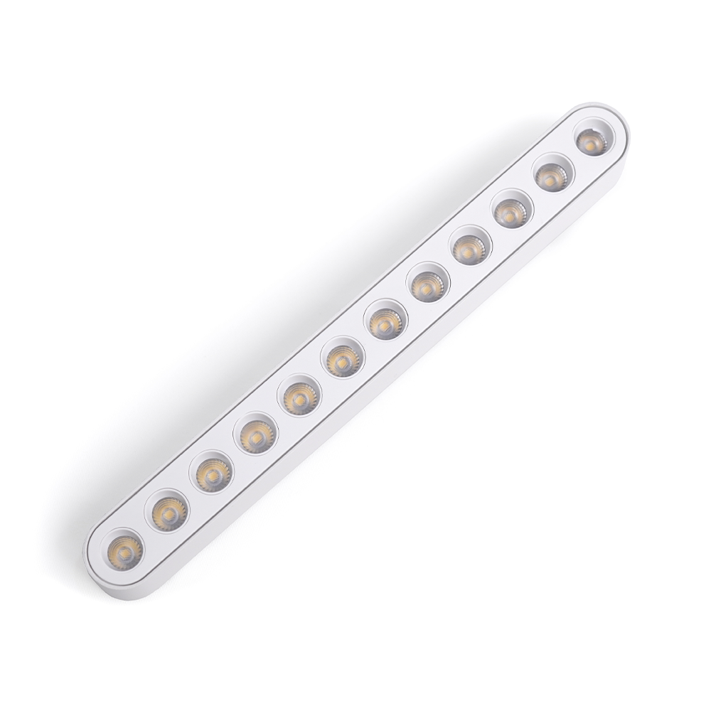 Módulo Magnético Nordecor Kay Pro 12 watts 3000K 24° 48V IRC90 Branco 235x26x26mm 6700