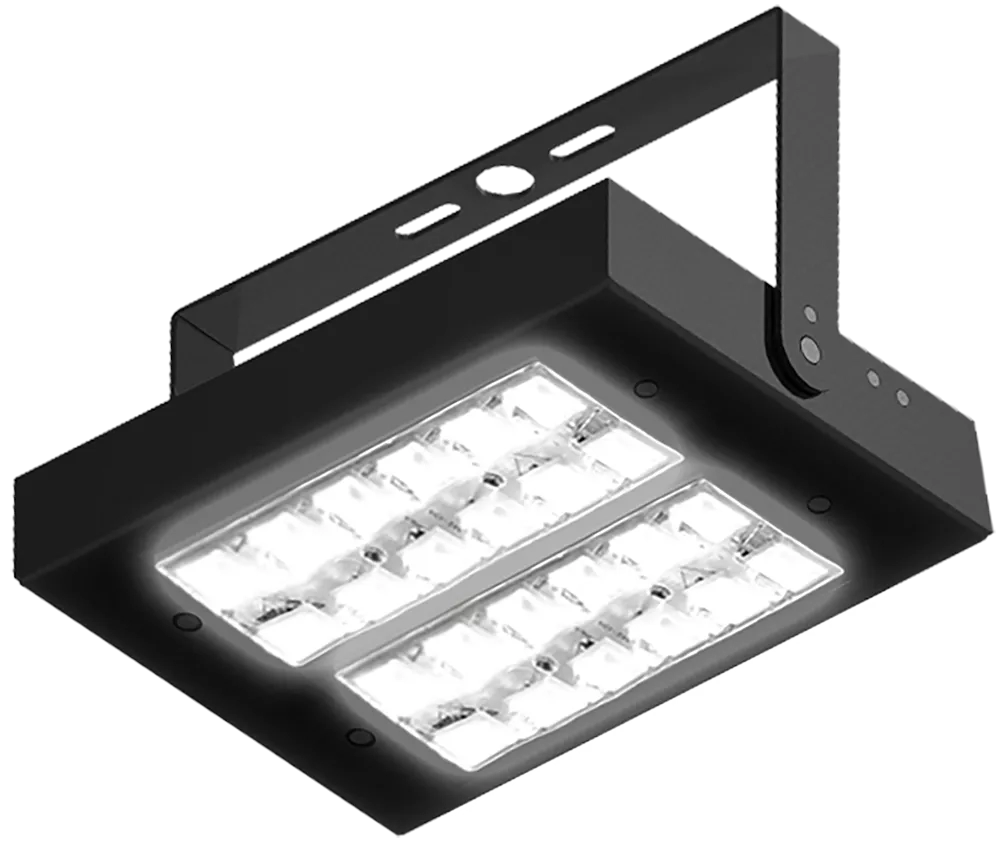 Luminária Industrial Powerlume 250 watts Alumínio e Lente em Policarbonato IP66 Bivolt 290x90x600mm MI250W
