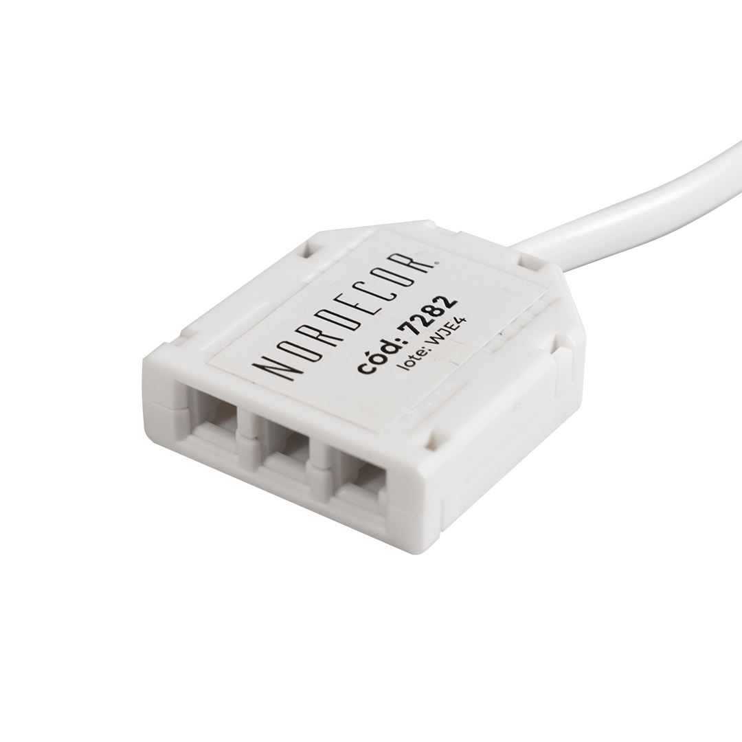 Conector de Derivação para Sensor Nordecor 12/24V 3 Entradas (3 Unidades) 7282