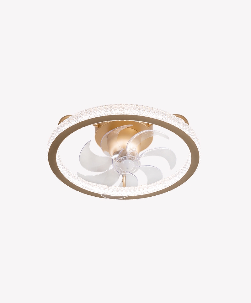 Ventilador de Teto Opus LED Air Prisma 40 watts Multitemperatura Ø460mm IP20 Bivolt OPS 30258