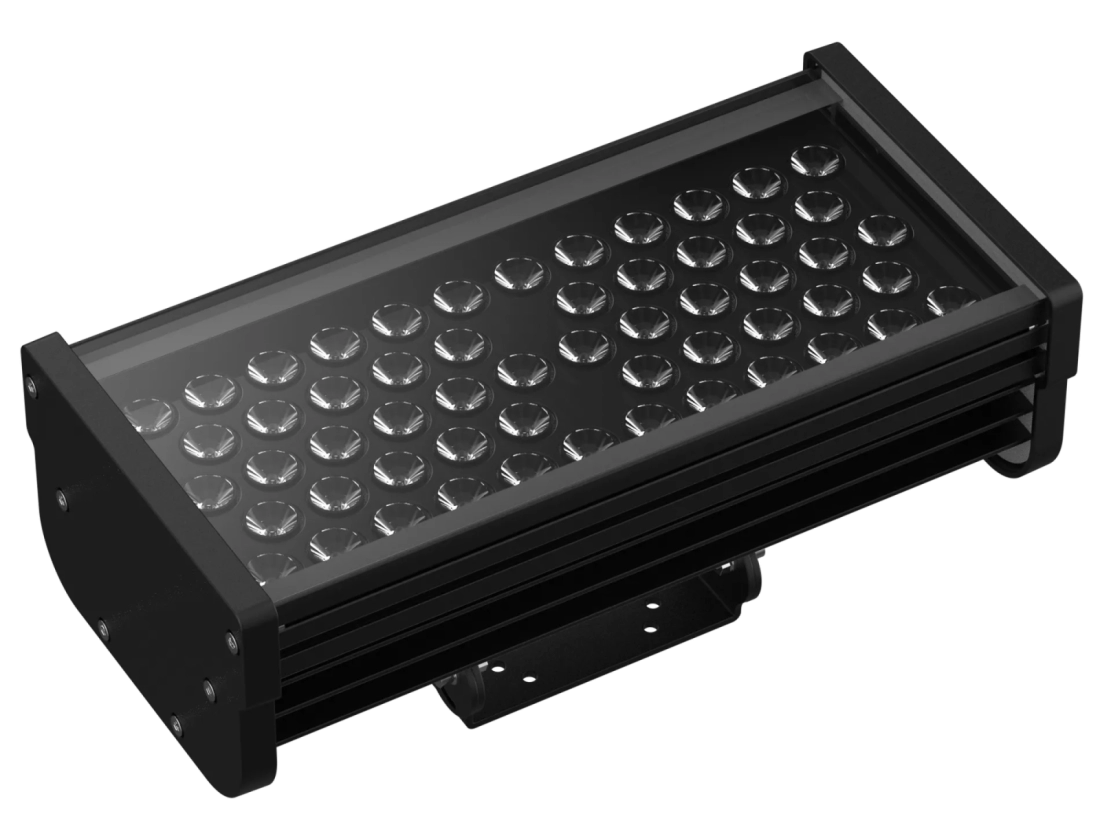 Projetor Powerlume Longo Alcance 60 watts IP67 Alumínio e Difusor Vidro Bivolt 180x372mm PLA60W
