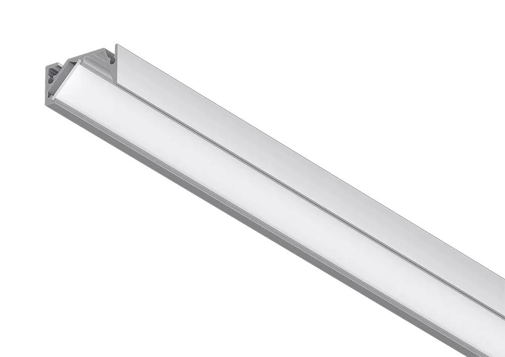 Perfil Powerlume Sobrepor Desk Alumínio 33x16mm Barra de 2 metros SBP-DESK