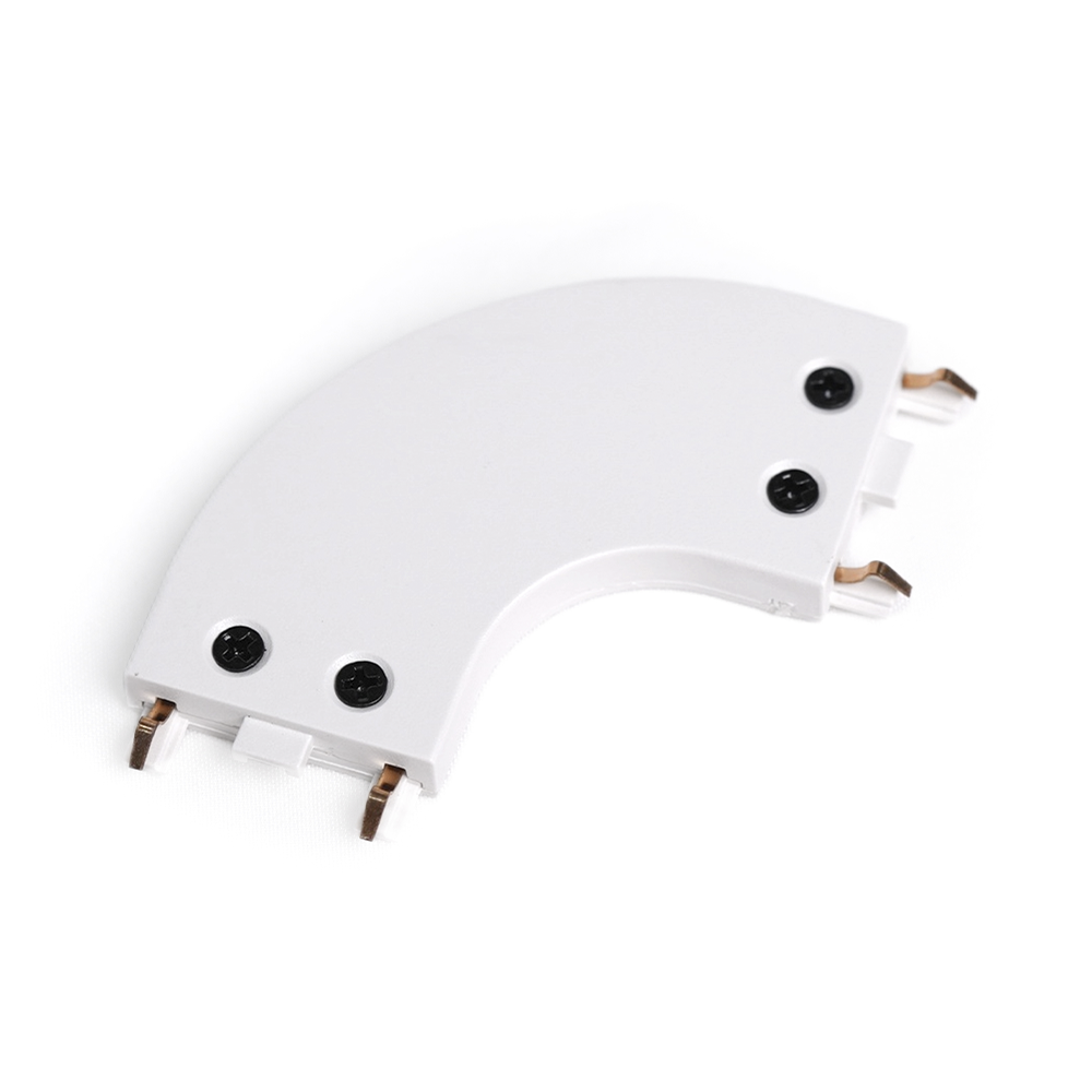 Emenda para Trilho Eletrificado Magnético Nordecor Kay 90° Branco 55x55mm 6718
