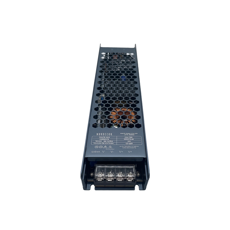 Fonte 24V Nordecor Nord 10,4A 250 watts Bivolt IP20 225x60x30mm 7298