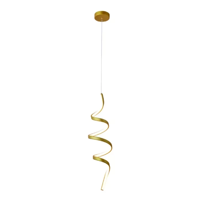 Pendente Sindora 29 watts 3000K Metal Dourado Silicone 550x160mm DCD03235
