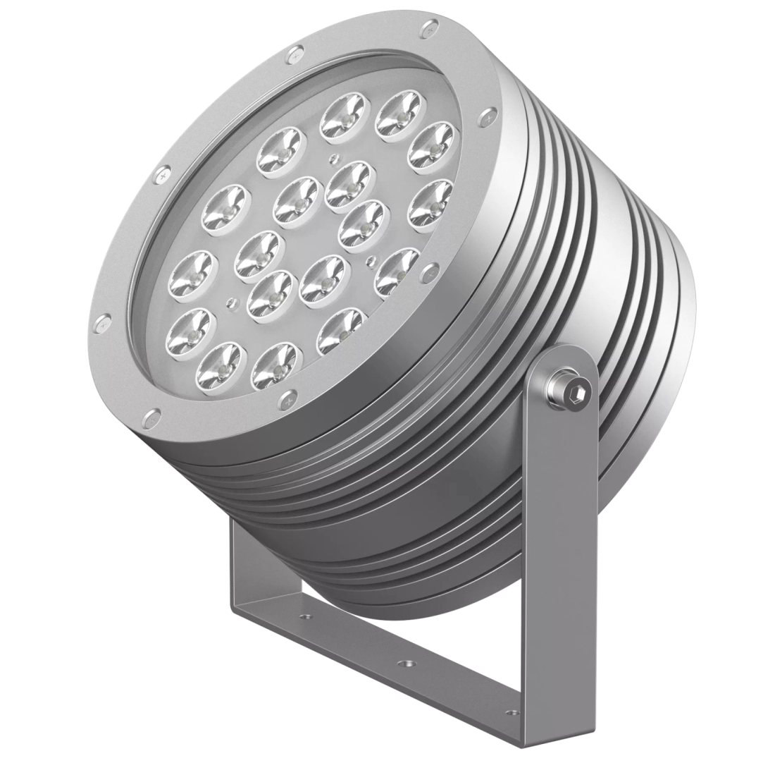 Projetor Powerlume Facho 4° 50 watts IP67 Alumínio e Difusor Acrílico Bivolt 192x122x230mm PJ50W