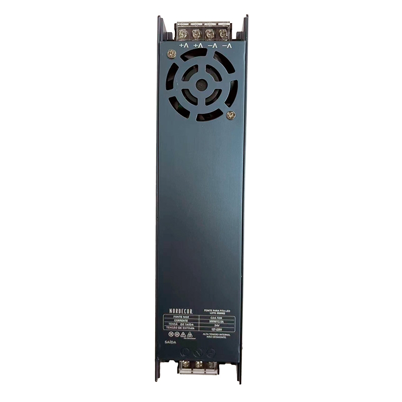 Fonte 24V Nordecor Nord 12,5A 300 watts Bivolt IP20 225x60x30mm 7299