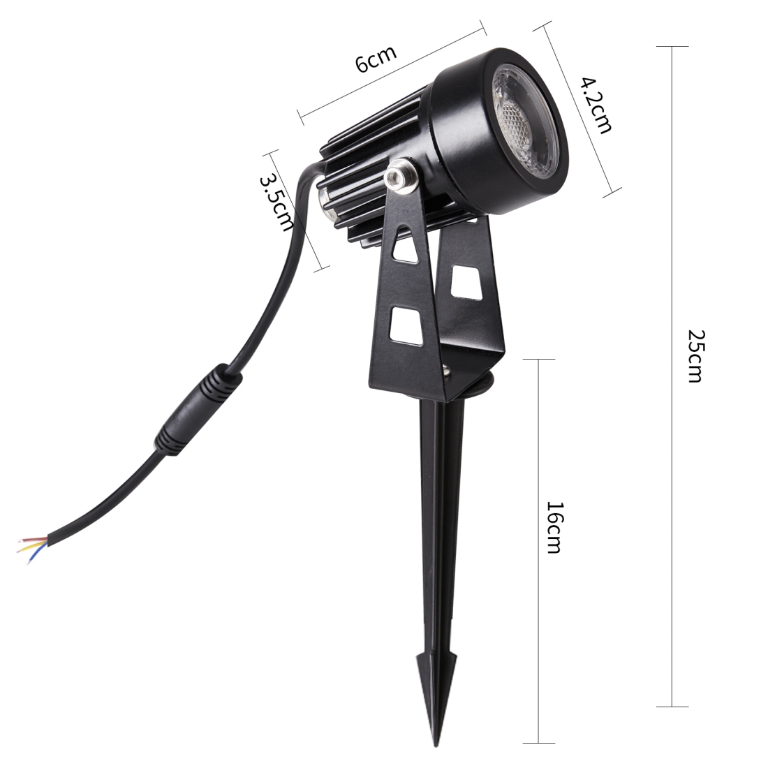 Espeto de Jardim Nordecor Oyne 3 watts 2700K 24° IP65 IRC97 250x60x42mm 6626