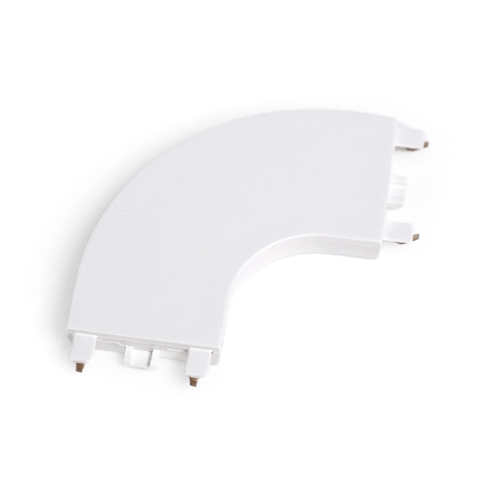 Emenda para Trilho Eletrificado Magnético Nordecor Kay 90° Branco 55x55mm 6718