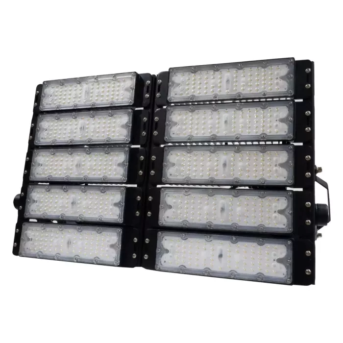 Projetor Led Nordecor Dune Pro Externo 500 watts 6500K IP66 Preto 685x105x450mm 5054