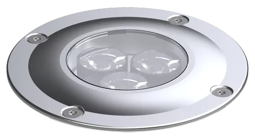 Embutido de Solo Powerlume 9 watts IP67 Alumínio e Difusor Acrílico Bivolt 125x82x76mm ESX9W