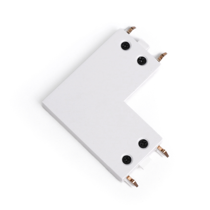 Emenda para Trilho Eletrificado Magnético Nordecor Kay L Branco 53x53x26mm 6717