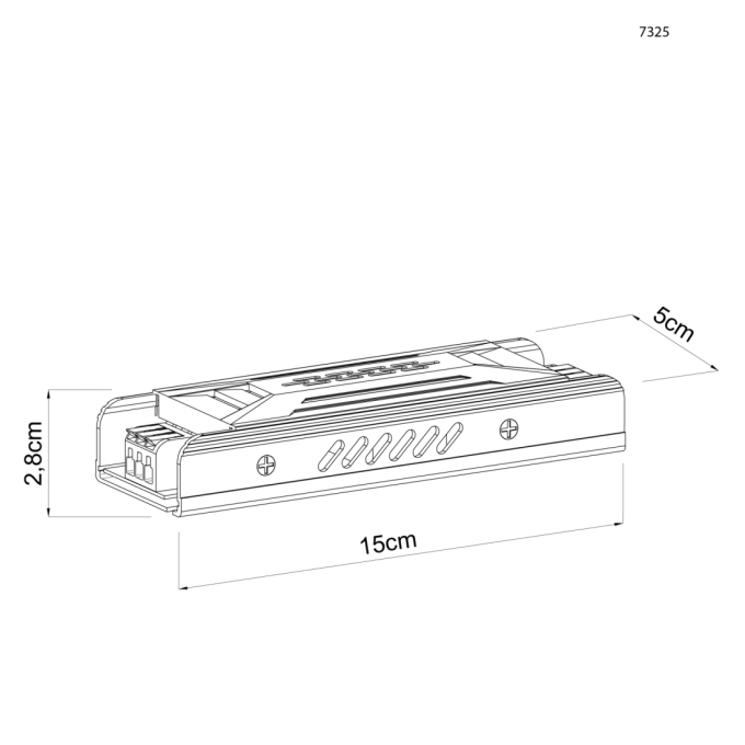 Fonte para Cinta Eletrificada Sity Nordecor 48V 2,1A 100 watts 150x50x28mm  7325