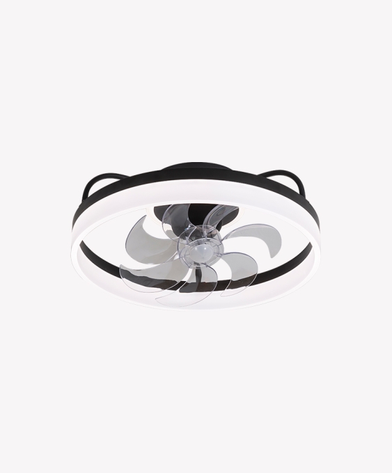 Ventilador de Teto Opus LED Air Black Ivory 40 watts Multitemperatura Ø460mm IP20 Bivolt OPS 86022