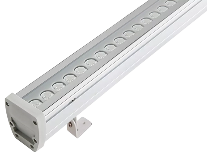 Projetor Powerlume 45 watts IP67 Alumínio e Difusor Vidro Temperado Bivolt 1200x76x88mm PL45W