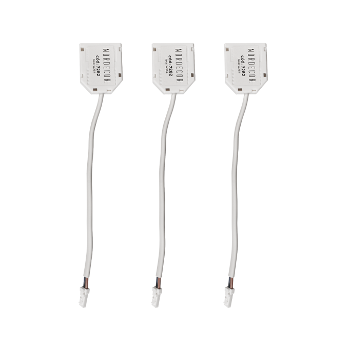 Conector de Derivação para Sensor Nordecor 12/24V 3 Entradas (3 Unidades) 7282