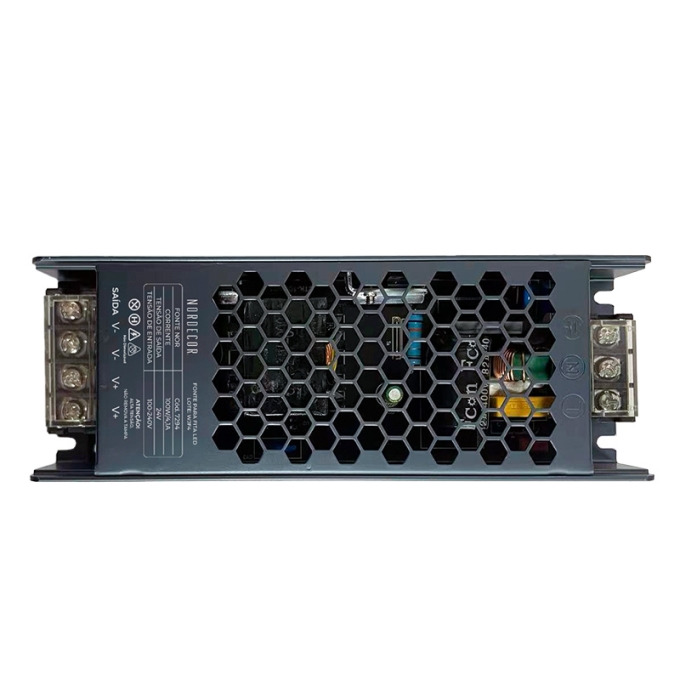 Fonte 24V Nordecor Nord 5A 120 watts Bivolt IP20 225x60x30mm 7295
