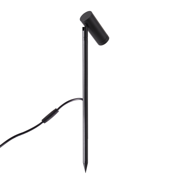 Espeto Nordecor Daya Preto 10 watts 2700K IP67 24° Antiofuscante IRC97 Bivolt Ø50x400mm 6629