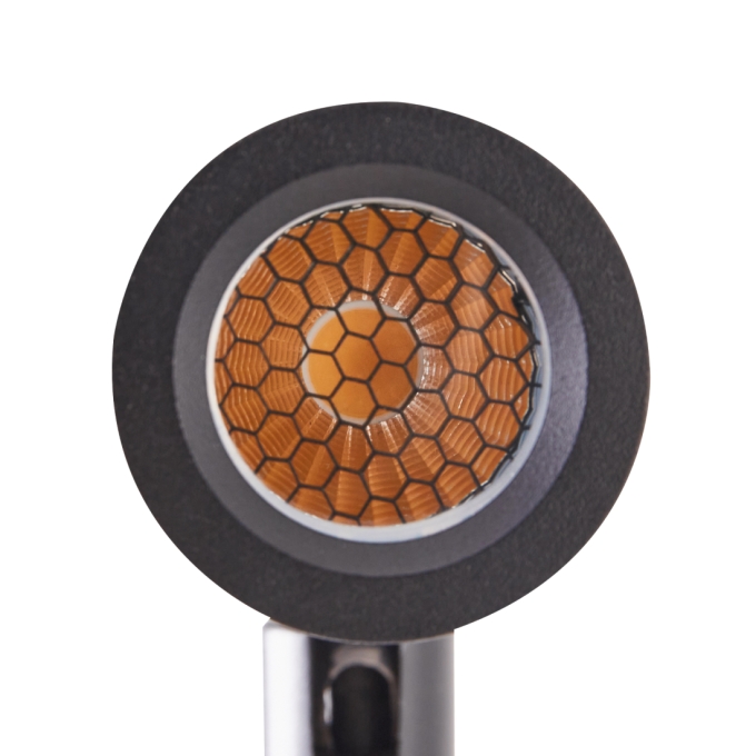 Espeto Nordecor Daya Preto 7 watts 2700K IP66 24° Antiofuscante  IRC97 Bivolt Ø40x400mm 6628