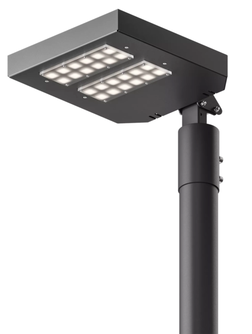 Luminária Pública Modular Powerlume 50 watts IP66 Alumínio e Policarbonato 288x45mm LP50W