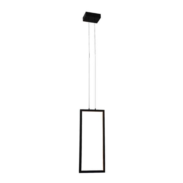 Pendente +Luz Montaggio Metal e Acrílico Branco 32 watts 2700K 242x582x1200mm PE-101/32.27PF
